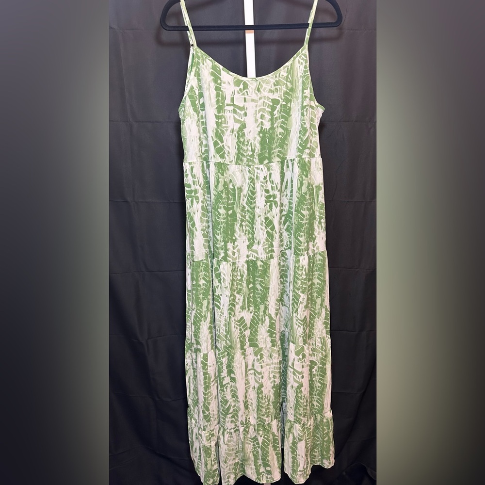 PRETTYGARDEN Spaghetti Strap, Scoop Neck, Maxi flowy boho, with Pockets - Picture 6 of 9